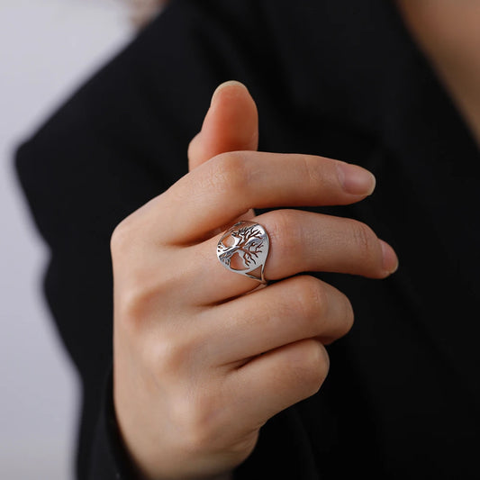 Anillo de la suerte del Árbol de la vida