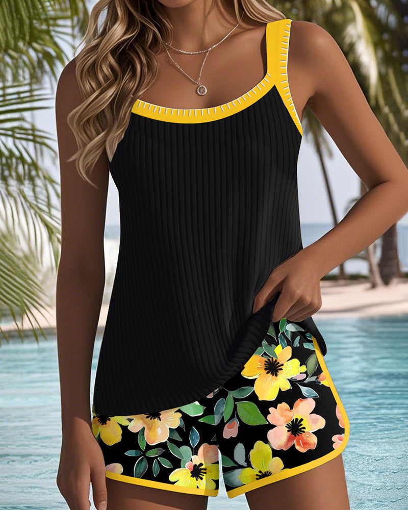 Lana | Conjunto de tankini de dos piezas elegante
