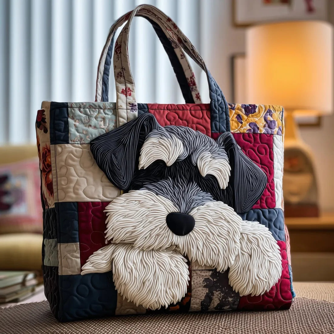 Alessandra | Bolso artesanal de schnauzer