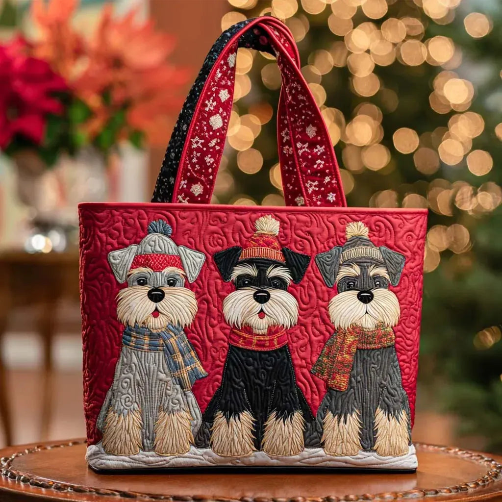 Bolso de schnauzer hecho a mano