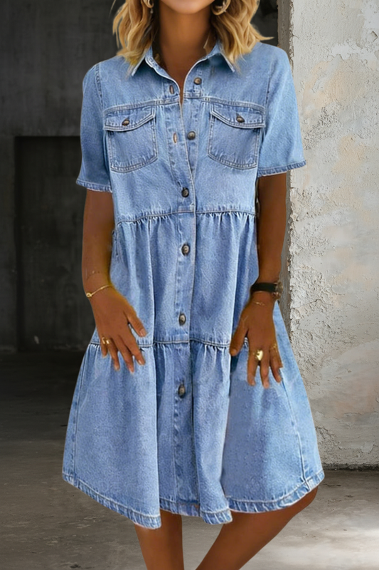 Juliana | Vestido vaquero casual elegante