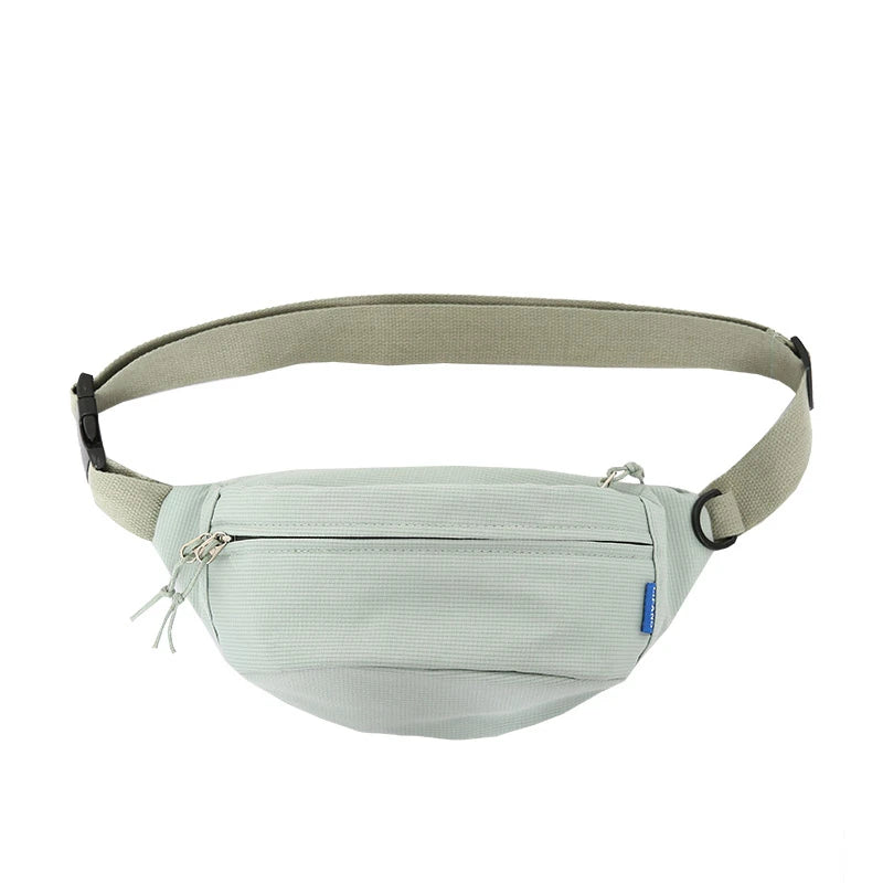 Urban Flex: Riñonera Deportiva de Textura Cuadriculada