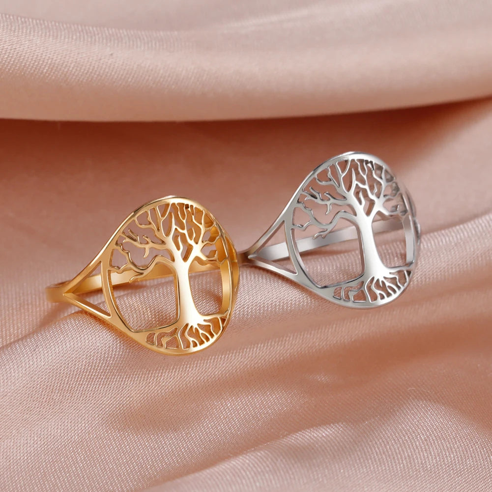 Anillo de la suerte del Árbol de la vida