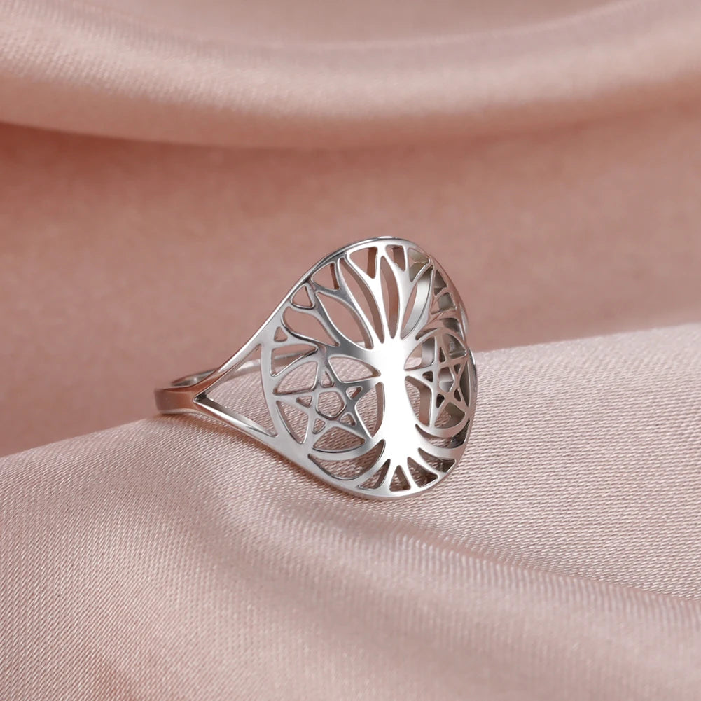 Anillo de la suerte del Árbol de la vida