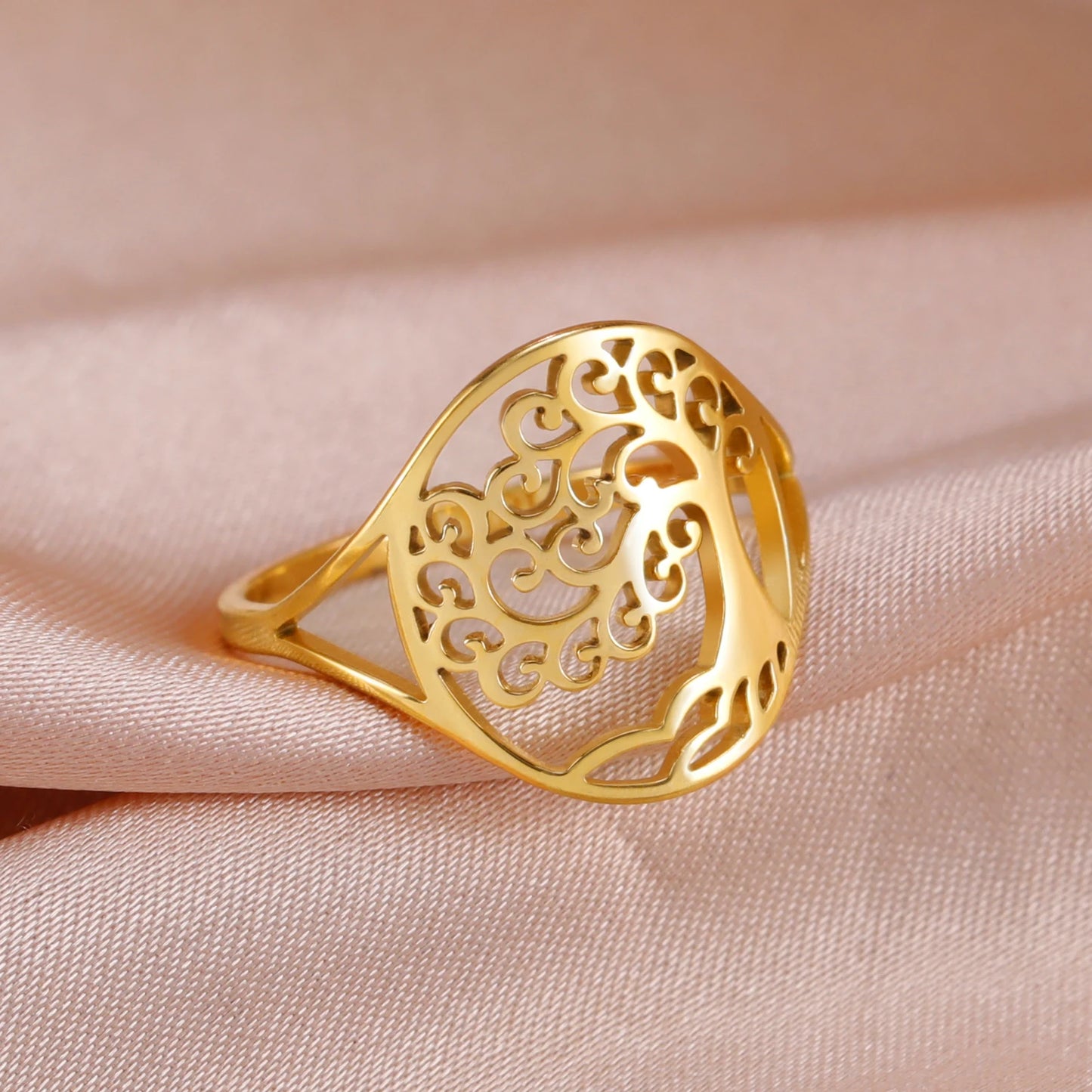 Anillo de la suerte del Árbol de la vida
