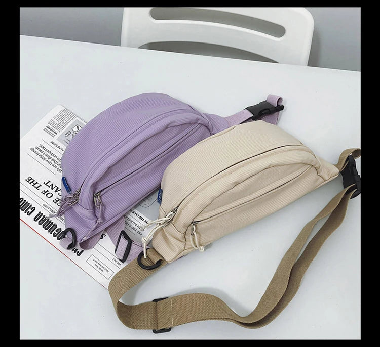 Urban Flex: Riñonera Deportiva de Textura Cuadriculada