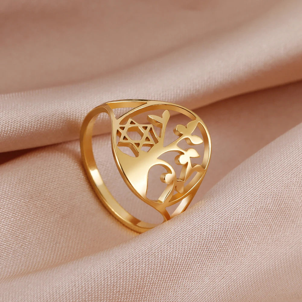 Anillo de la suerte del Árbol de la vida