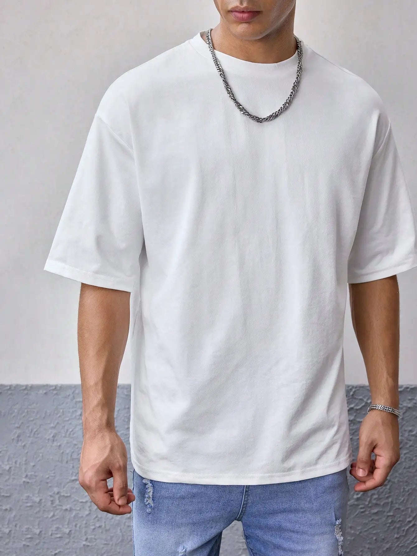 Camiseta Oversize Premium - Blanco Puro