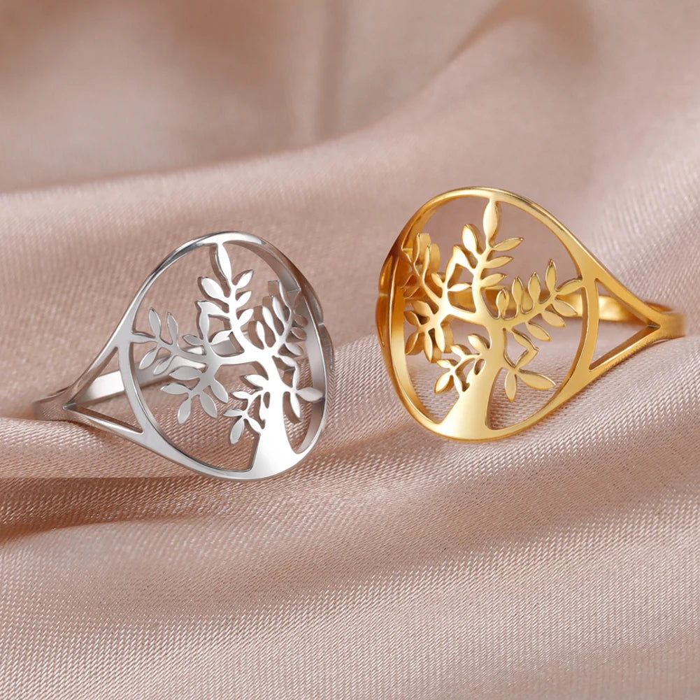 Anillo de la suerte del Árbol de la vida