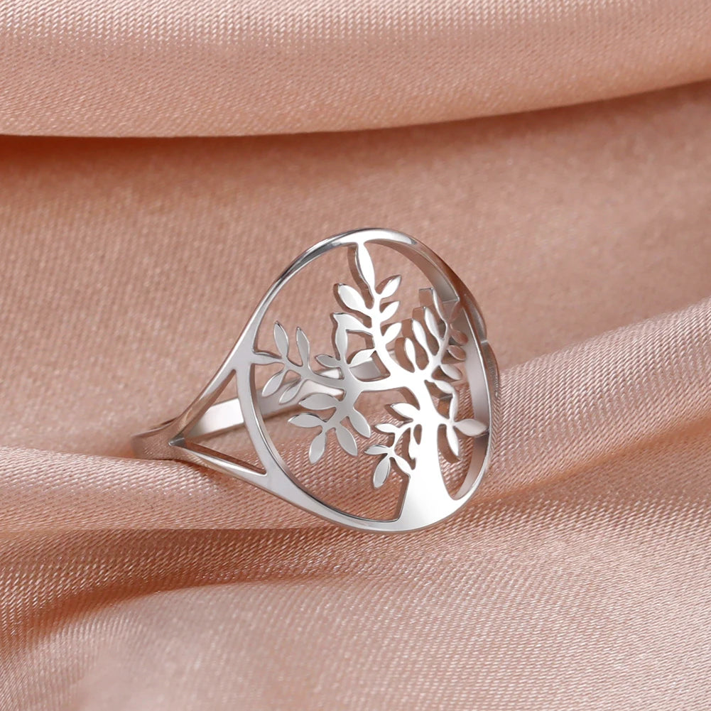 Anillo de la suerte del Árbol de la vida