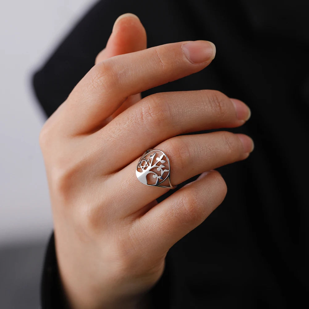 Anillo de la suerte del Árbol de la vida