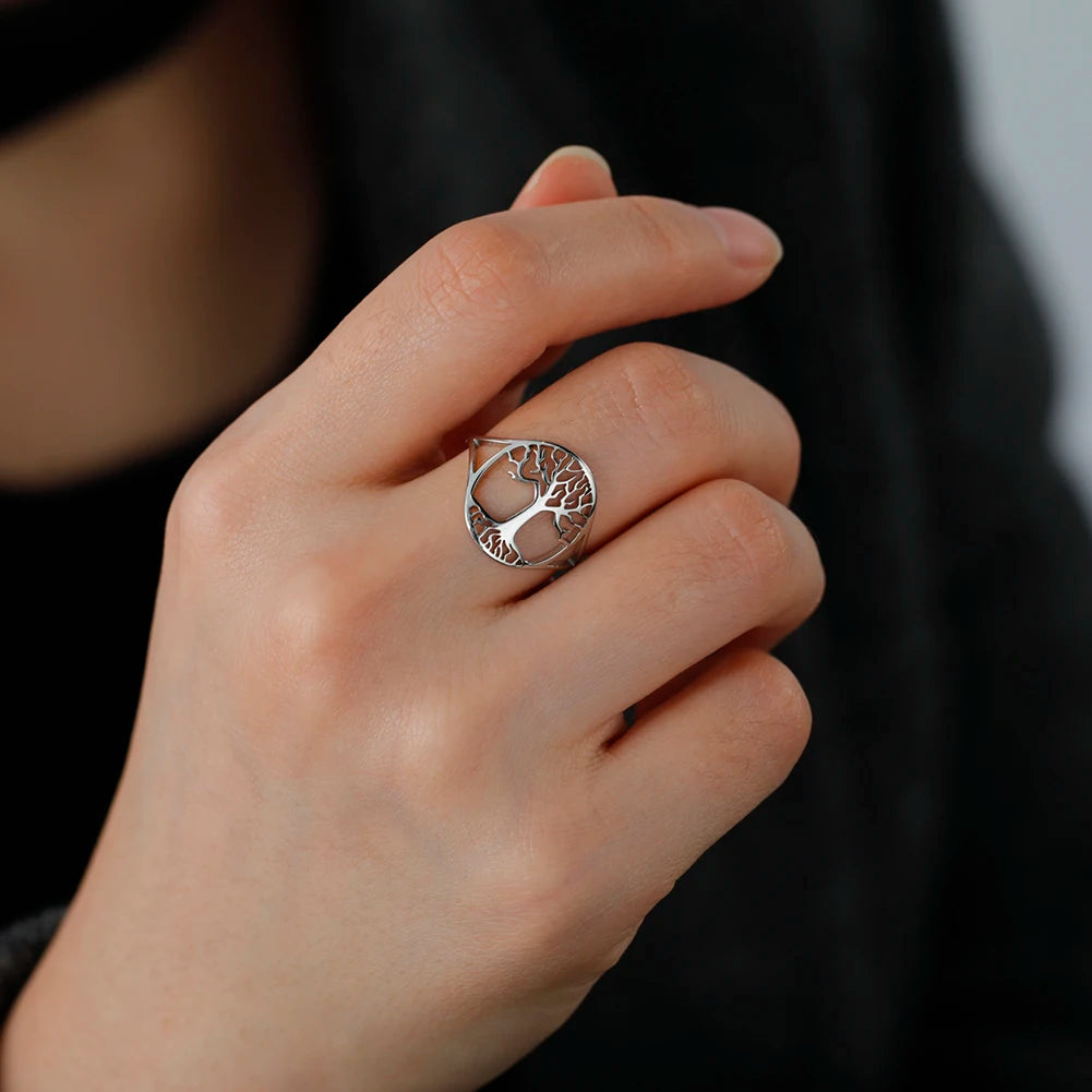 Anillo de la suerte del Árbol de la vida