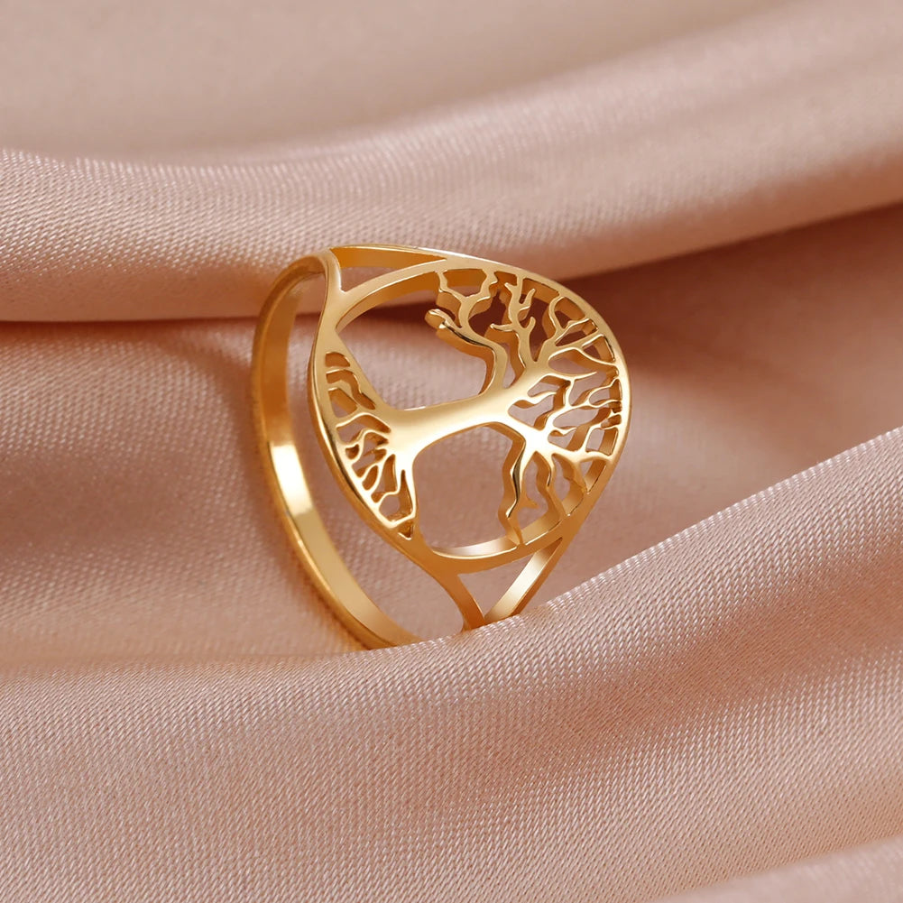 Anillo de la suerte del Árbol de la vida