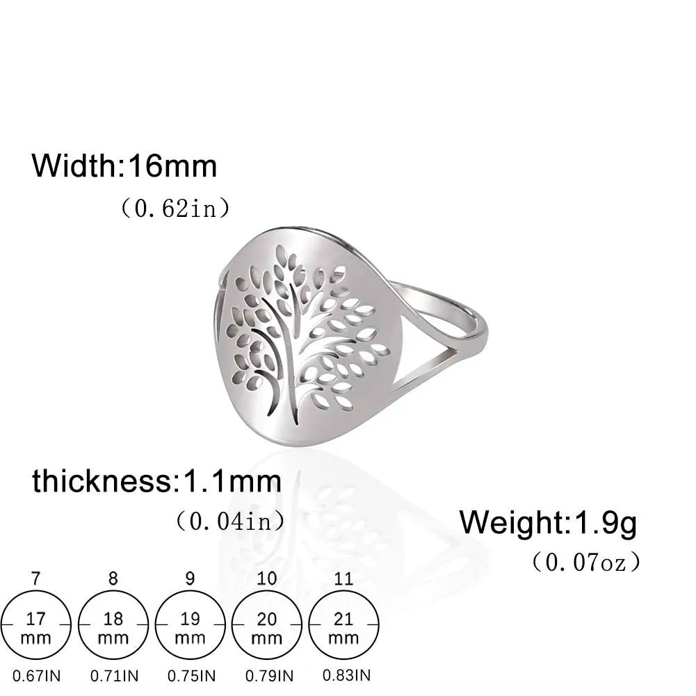 Anillo de la suerte del Árbol de la vida