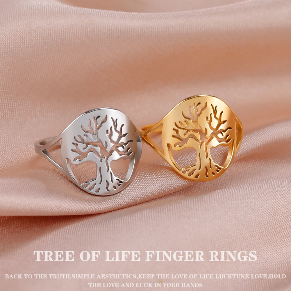 Anillo de la suerte del Árbol de la vida
