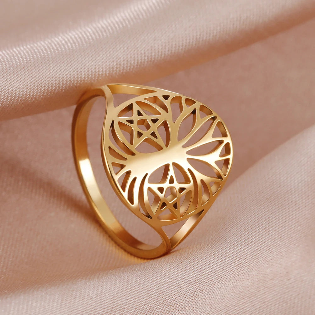 Anillo de la suerte del Árbol de la vida