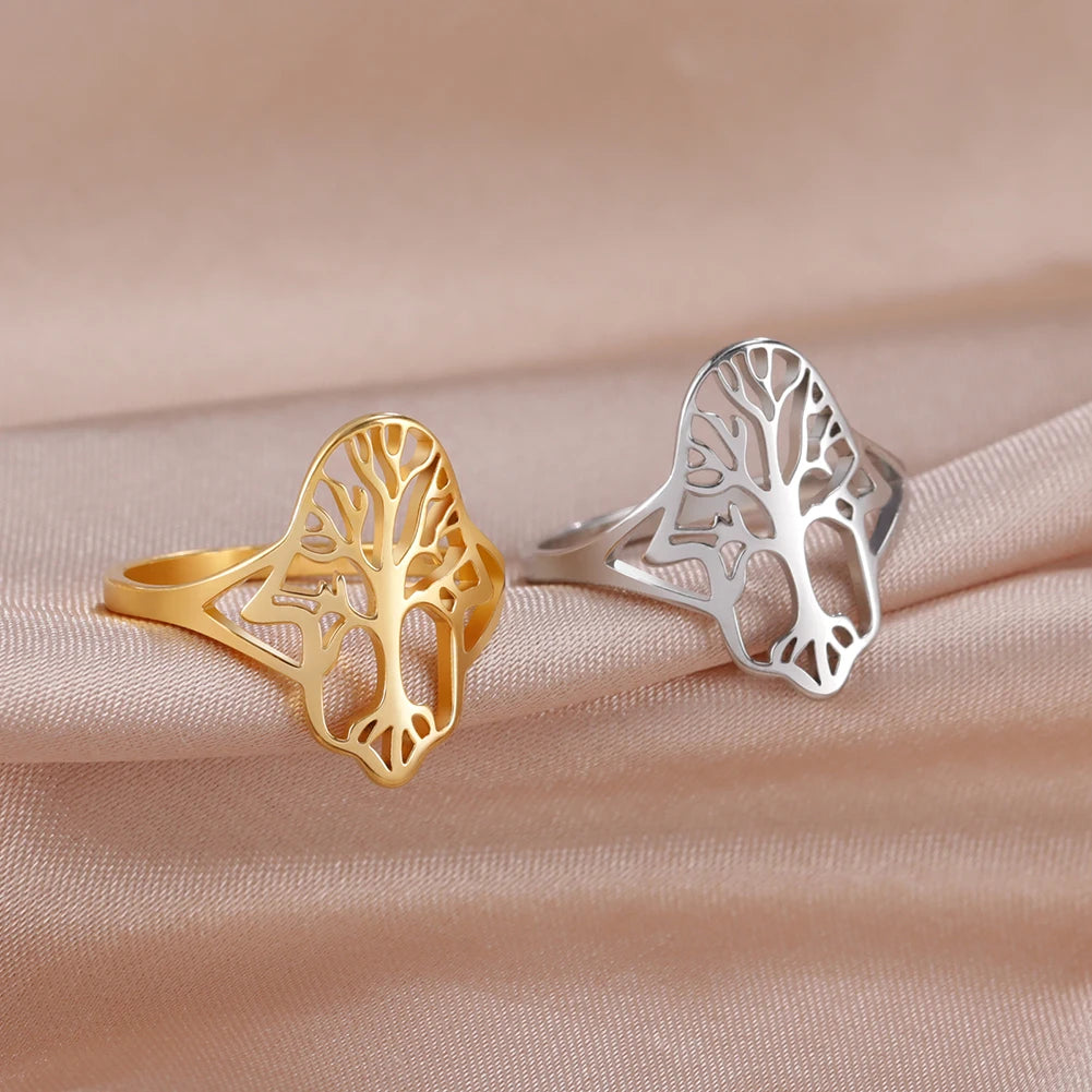 Anillo de la suerte del Árbol de la vida
