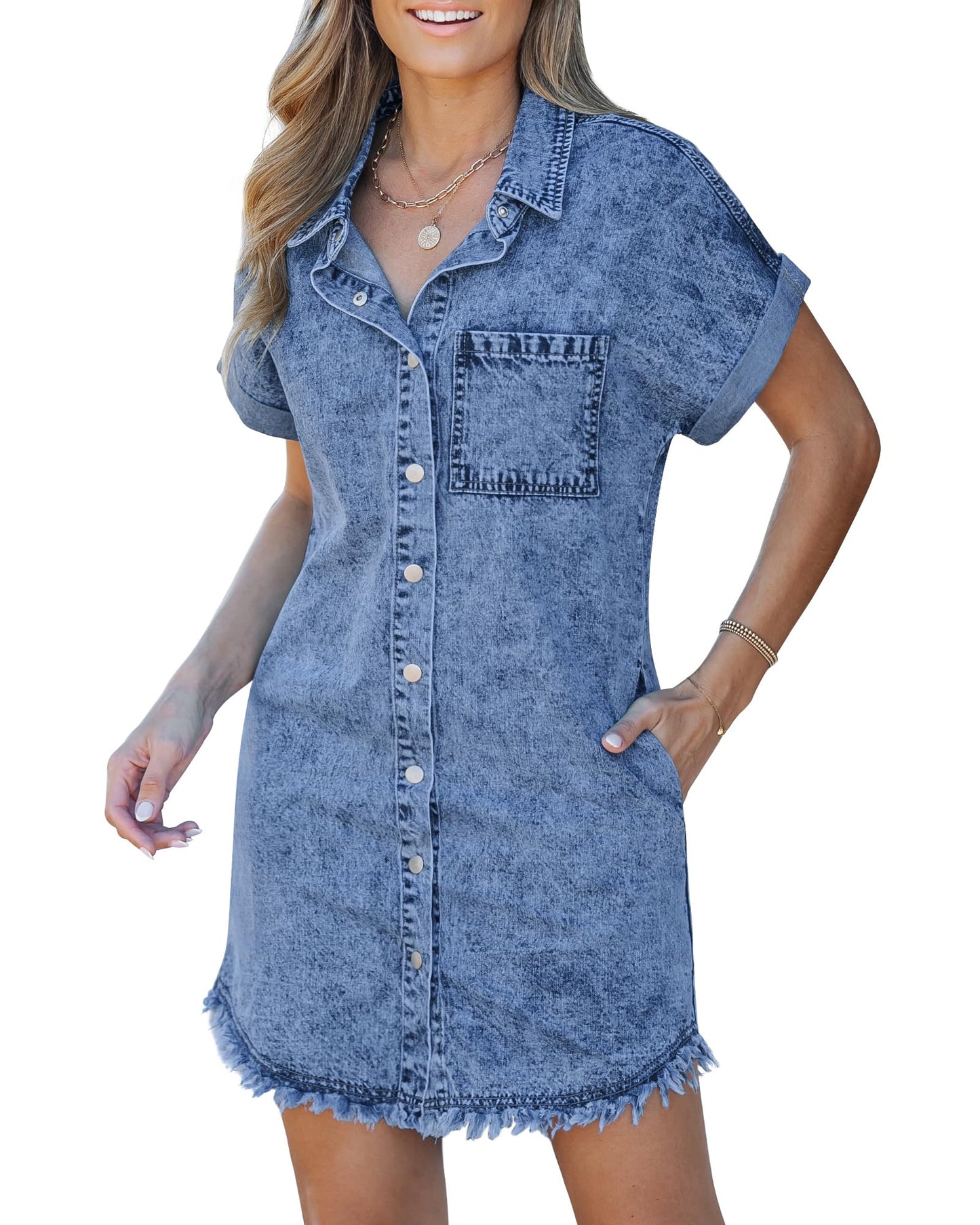 Isabel | Vestido camisero vaquero