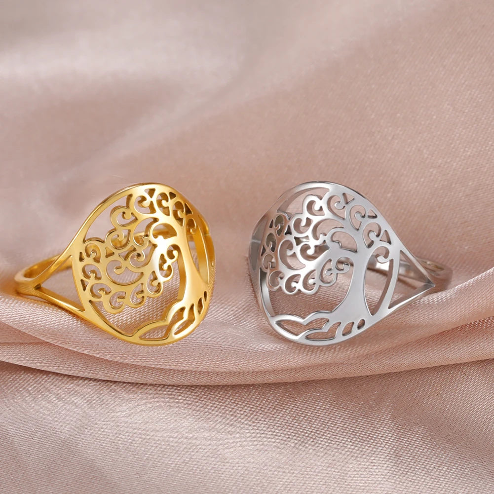 Anillo de la suerte del Árbol de la vida