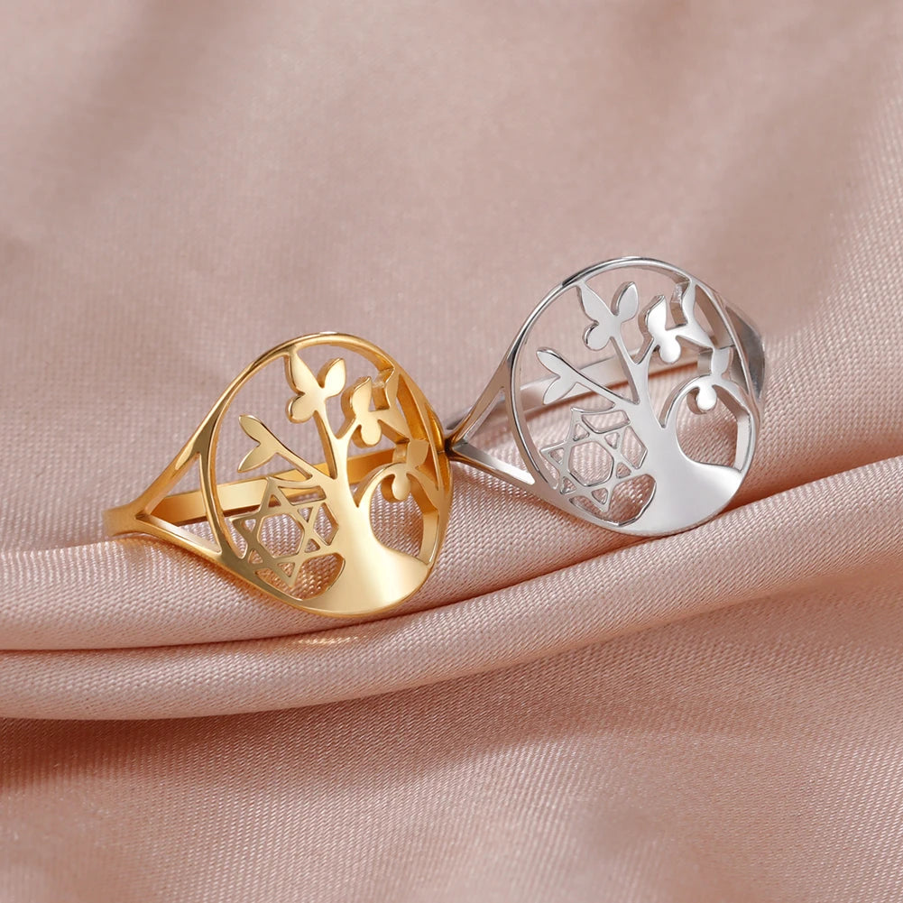 Anillo de la suerte del Árbol de la vida
