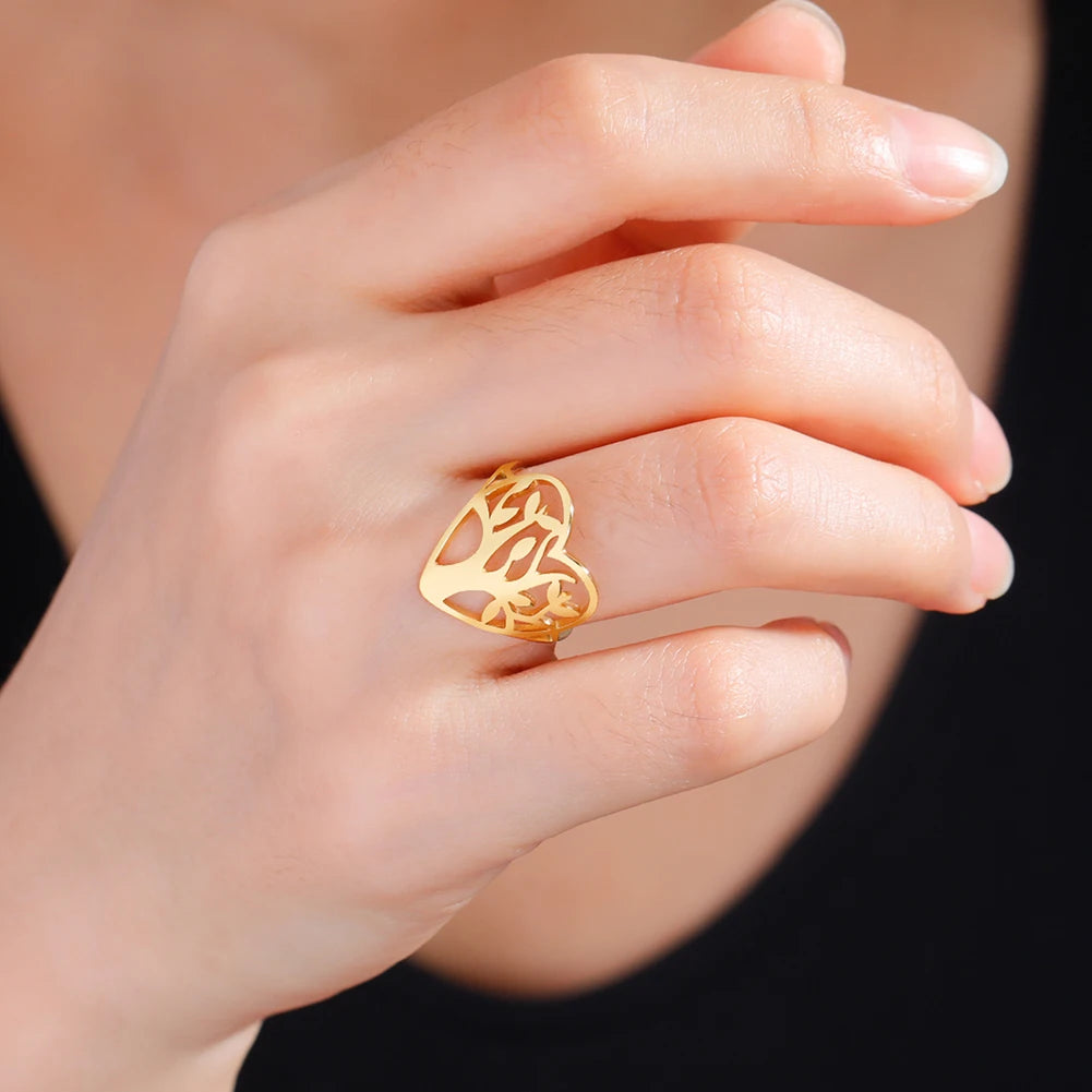 Anillo de la suerte del Árbol de la vida