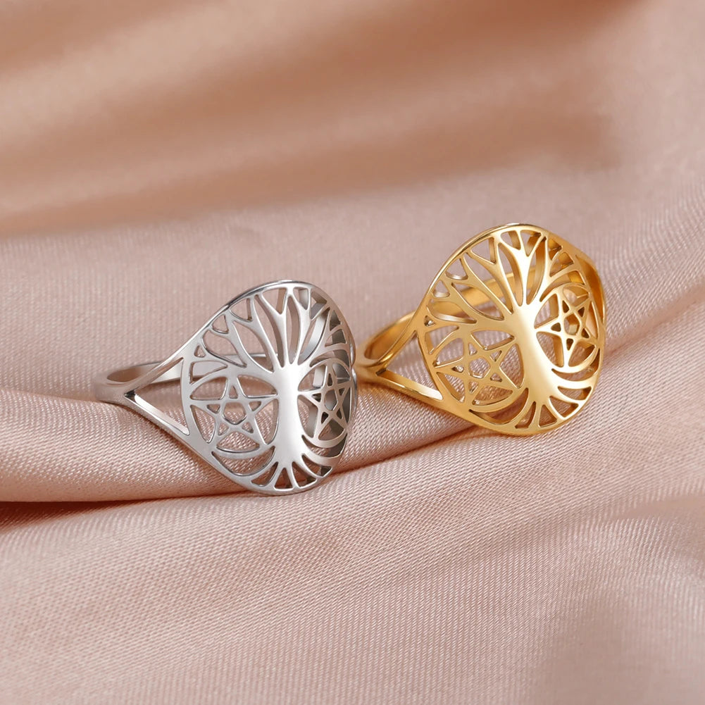 Anillo de la suerte del Árbol de la vida