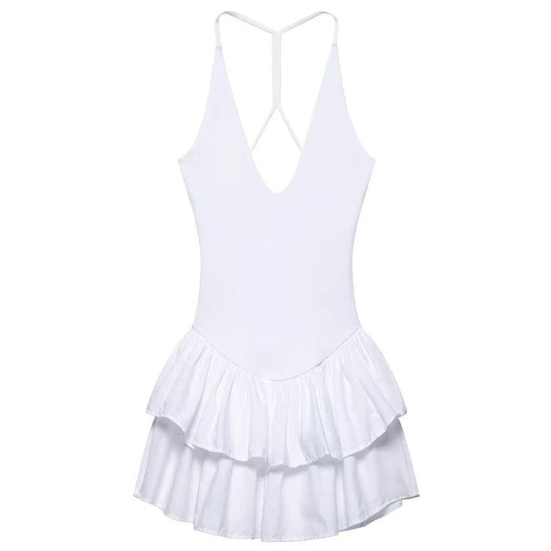 Vestido "White Cloud" Active Mini: Frescura y Elegancia Deportiva