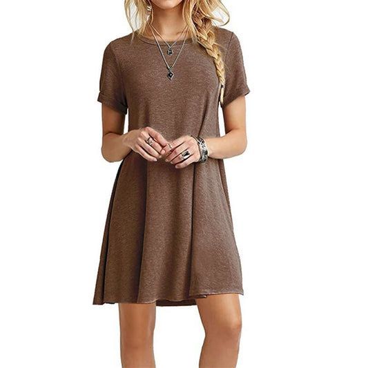 Vestido "Urban Comfort": Vestido de Punto Estilo Camiseta con Corte en A