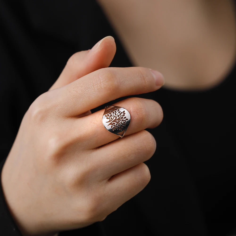 Anillo de la suerte del Árbol de la vida