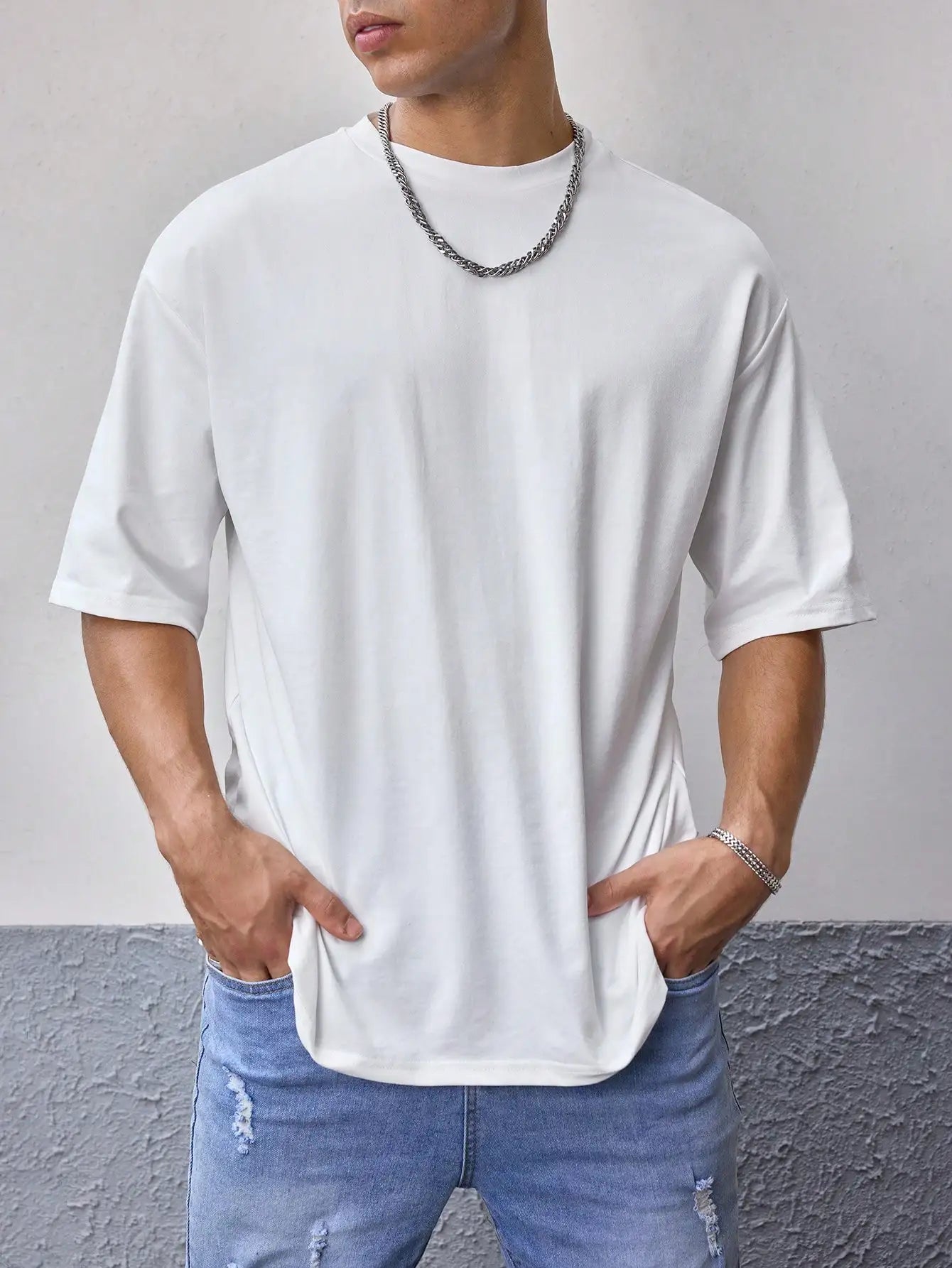 Camiseta Oversize Premium - Blanco Puro