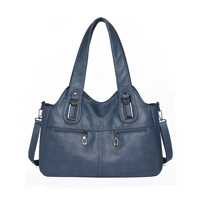 Bolso Satchel "Heritage": Elegancia en Cuero Sintético y Funcionalidad