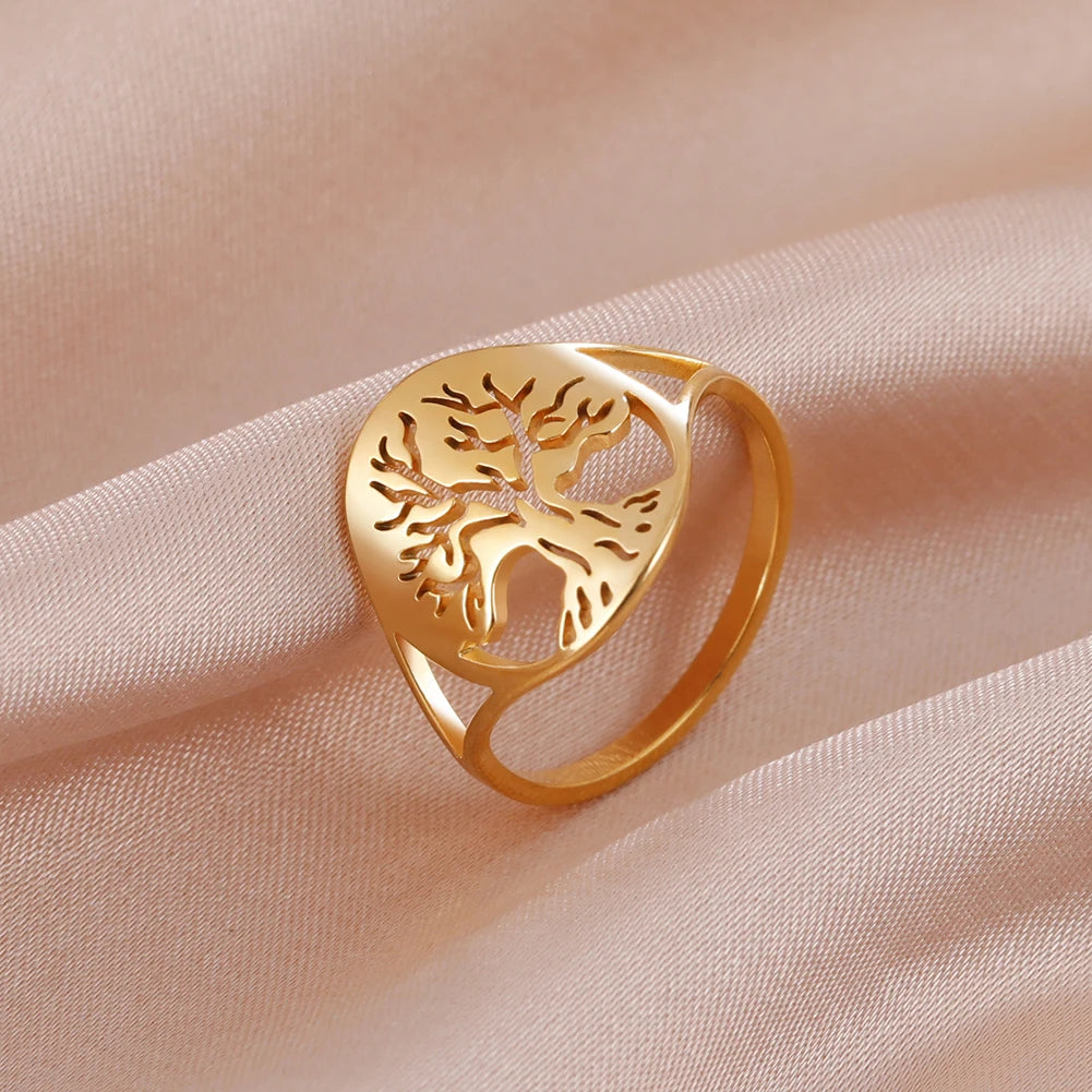 Anillo de la suerte del Árbol de la vida