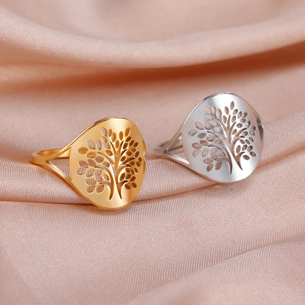 Anillo de la suerte del Árbol de la vida