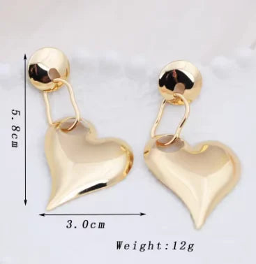 Pendientes Colgantes de Discos Esculturales