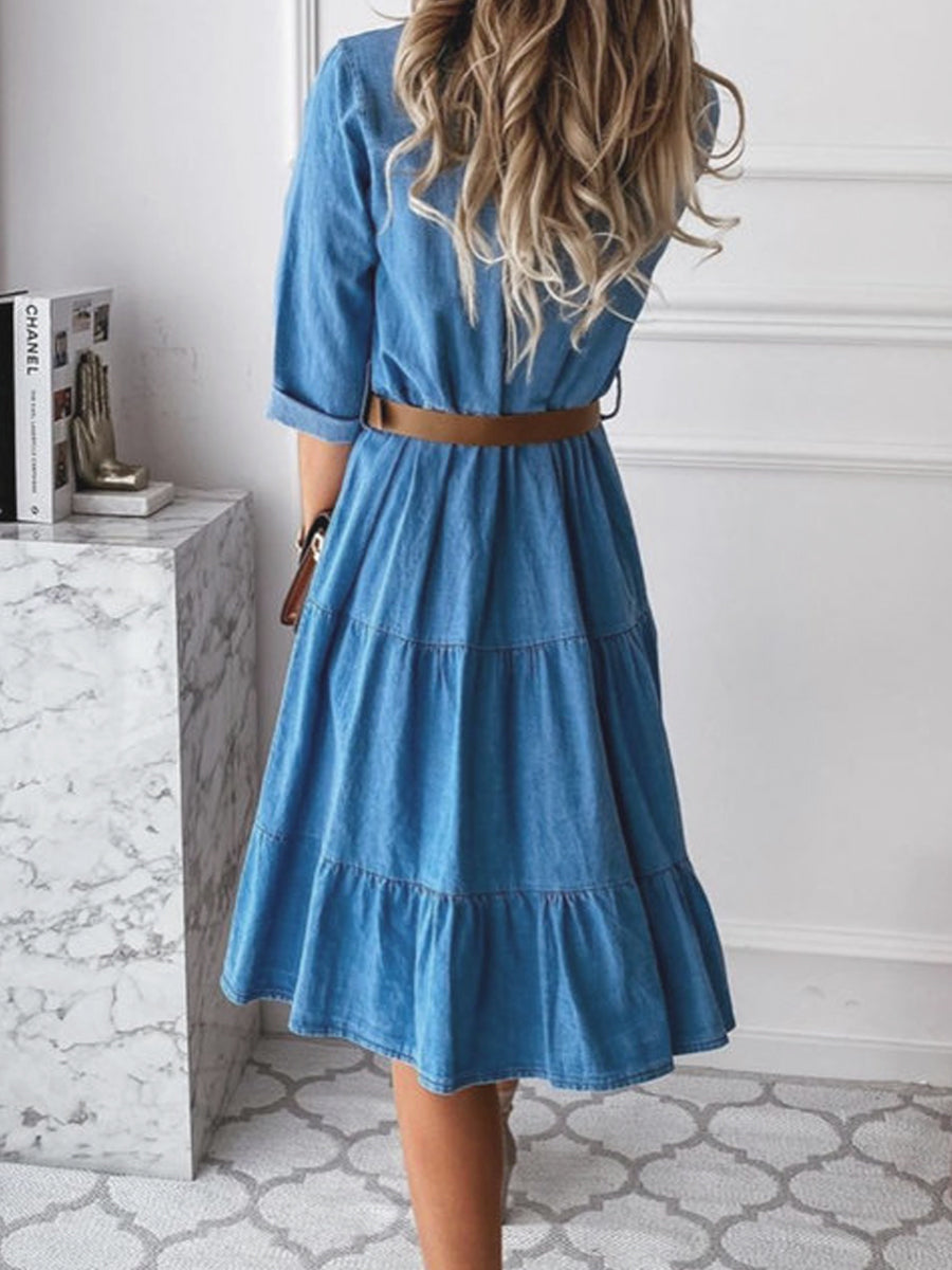 Julia | Vestido vaquero casual elegante