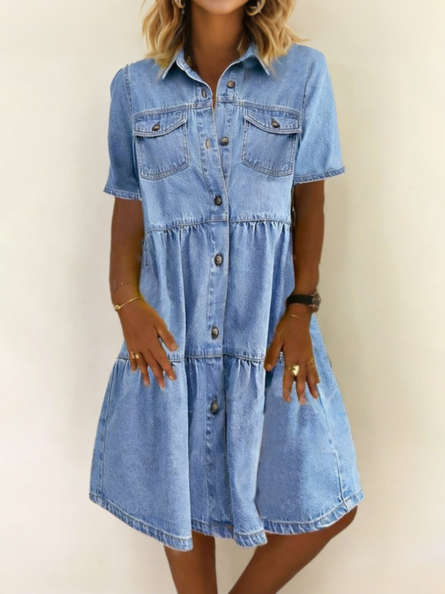 Juliana | Vestido vaquero casual elegante